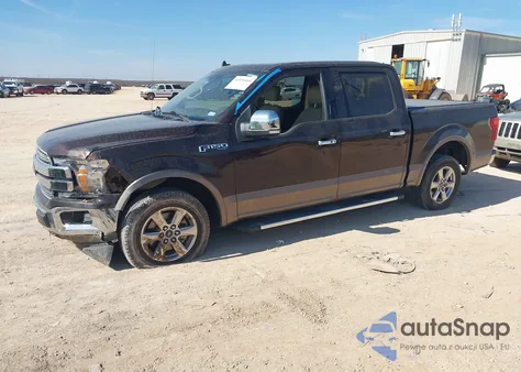 2018 Ford F-150 Lariat из США, поврежденный, VIN 1FTEW1CP0JKD98058